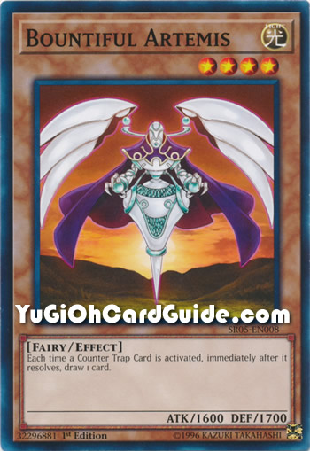 Yu-Gi-Oh Card: Bountiful Artemis
