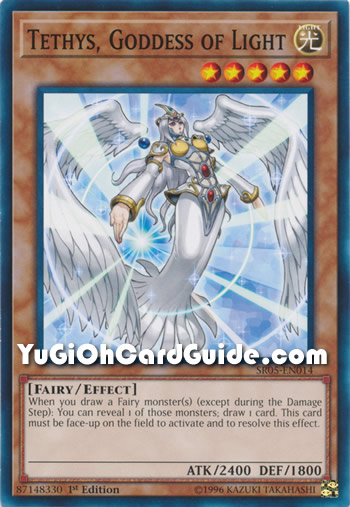 Yu-Gi-Oh Card: Tethys, Goddess of Light