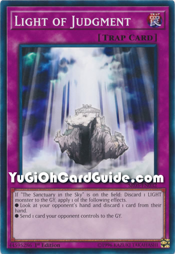Yu-Gi-Oh Card: Light of Judgment