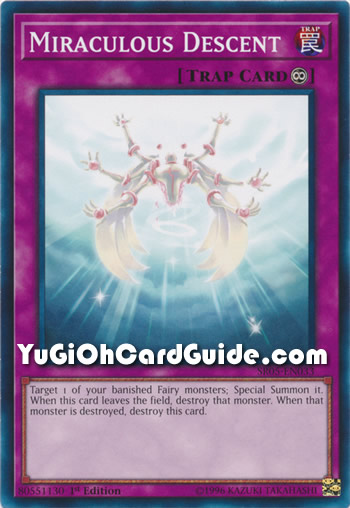 Yu-Gi-Oh Card: Miraculous Descent