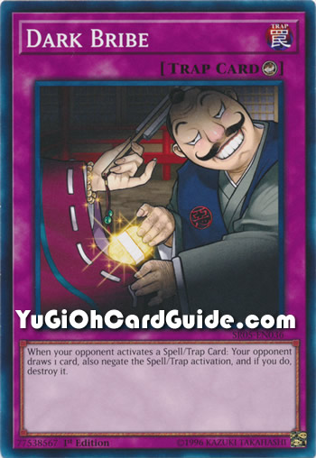Yu-Gi-Oh Card: Dark Bribe
