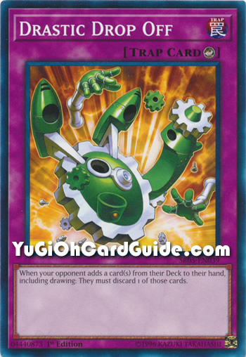 Yu-Gi-Oh Card: Drastic Drop Off