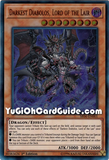 Yu-Gi-Oh Card: Darkest Diabolos, Lord of the Lair