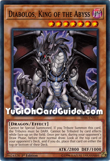 Yu-Gi-Oh Card: Diabolos, King of the Abyss