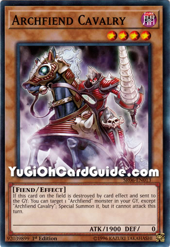 Yu-Gi-Oh Card: Archfiend Cavalry