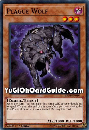 Yu-Gi-Oh Card: Plague Wolf