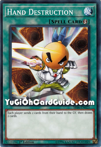 Yu-Gi-Oh Card: Hand Destruction
