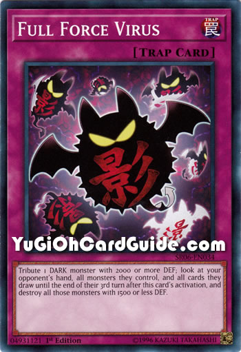 Yu-Gi-Oh Card: Full Force Virus