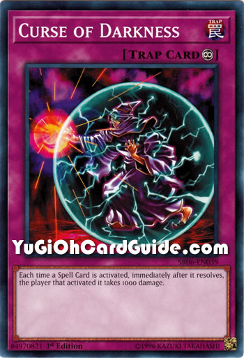 Yu-Gi-Oh Card: Curse of Darkness