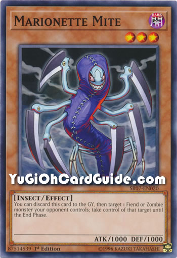 Yu-Gi-Oh Card: Marionette Mite