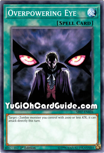 Yu-Gi-Oh Card: Overpowering Eye