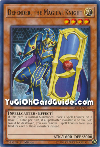 Yu-Gi-Oh Card: Defender, the Magical Knight