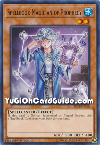 Yu-Gi-Oh Card: Spellbook Magician of Prophecy