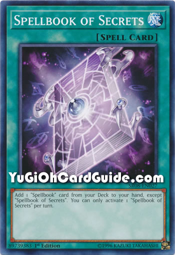 Yu-Gi-Oh Card: Spellbook of Secrets