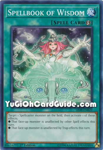 Yu-Gi-Oh Card: Spellbook of Wisdom
