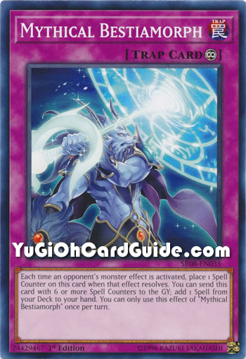 Yu-Gi-Oh Card: Mythical Bestiamorph