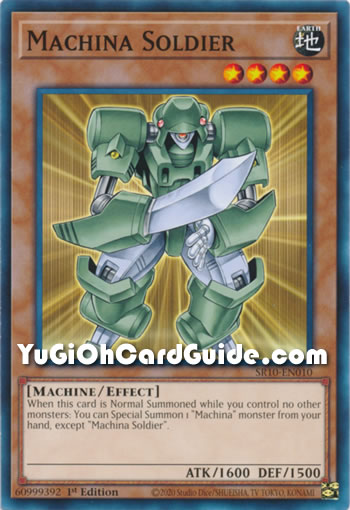 Yu-Gi-Oh Card: Machina Soldier