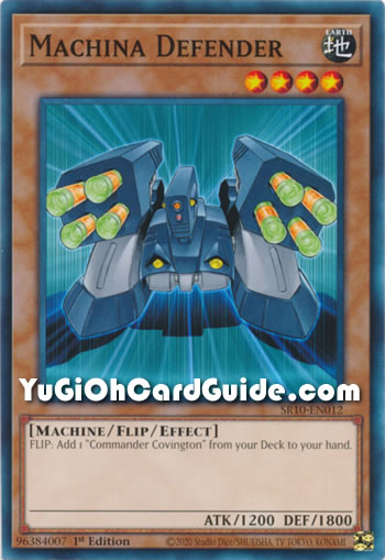 Yu-Gi-Oh Card: Machina Defender