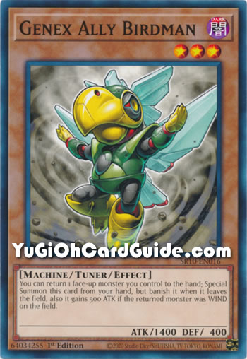 Yu-Gi-Oh Card: Genex Ally Birdman
