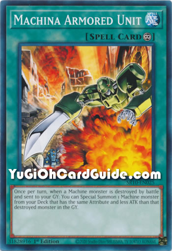 Yu-Gi-Oh Card: Machina Armored Unit