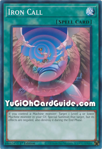 Yu-Gi-Oh Card: Iron Call