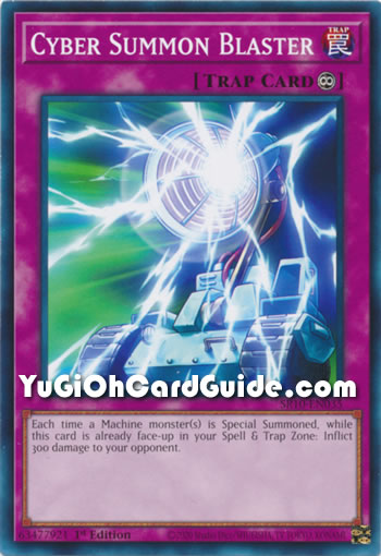 Yu-Gi-Oh Card: Cyber Summon Blaster