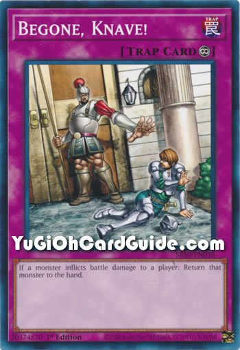 Yu-Gi-Oh Card: Begone, Knave!