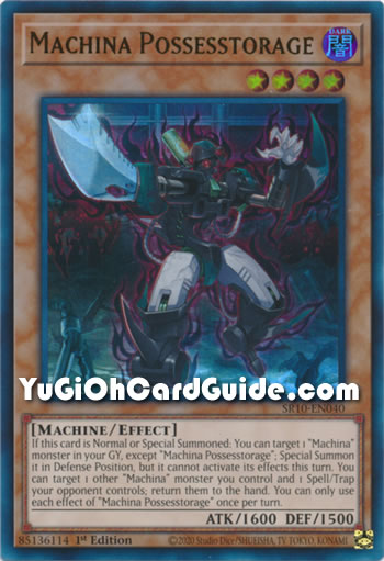 Yu-Gi-Oh Card: Machina Possesstorage