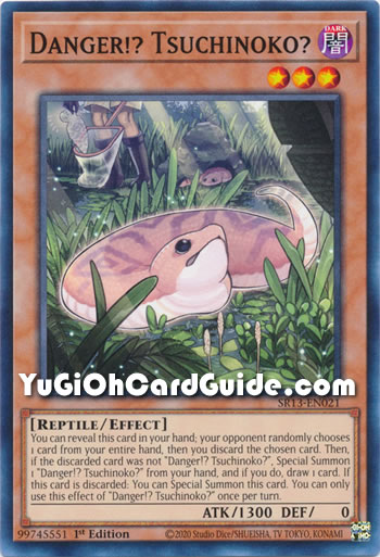 Yu-Gi-Oh Card: Danger!? Tsuchinoko?