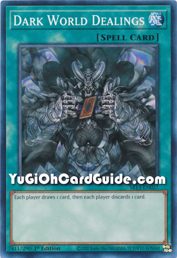 Yu-Gi-Oh Card: Dark World Dealings