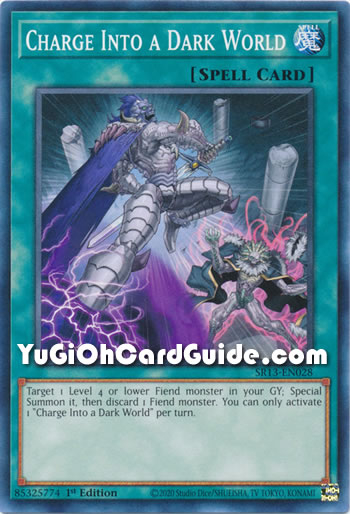 Yu-Gi-Oh Card: Charge Into a Dark World