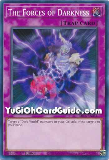 Yu-Gi-Oh Card: The Forces of Darkness