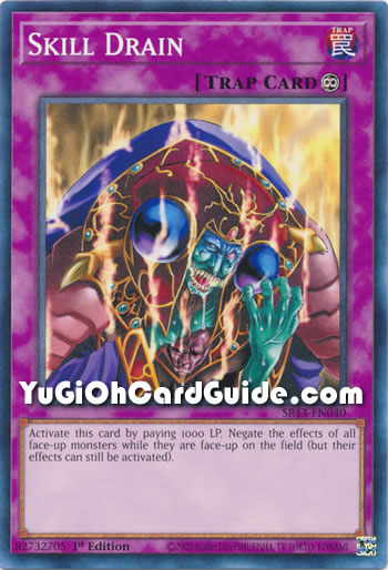 Yu-Gi-Oh Card: Skill Drain