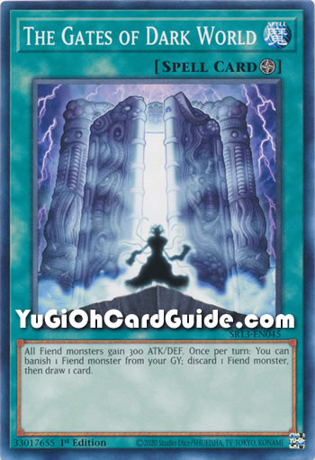 Yu-Gi-Oh Card: The Gates of Dark World