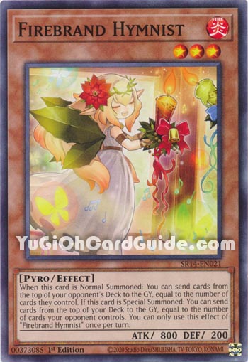 Yu-Gi-Oh Card: Firebrand Hymnist