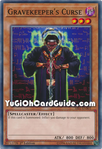 Yu-Gi-Oh Card: Gravekeeper's Curse