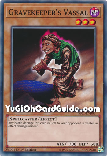 Yu-Gi-Oh Card: Gravekeeper's Vassal