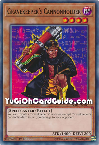Yu-Gi-Oh Card: Gravekeeper's Cannonholder