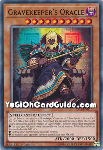 Yu-Gi-Oh Card: Gravekeeper's Oracle