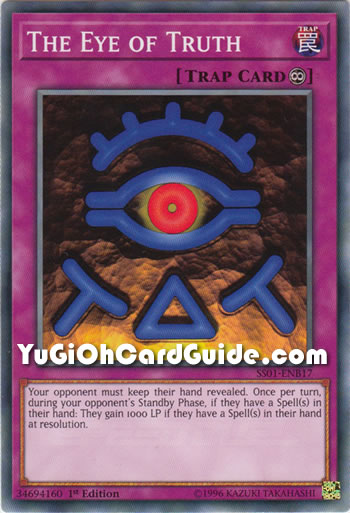 Yu-Gi-Oh Card: The Eye of Truth