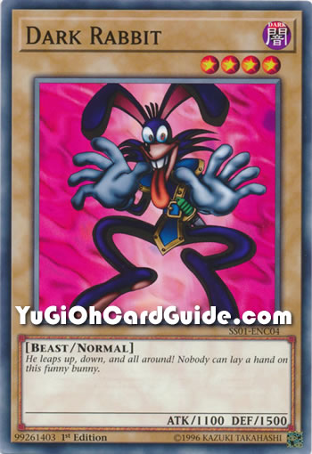 Yu-Gi-Oh Card: Dark Rabbit