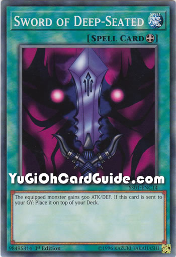 Yu-Gi-Oh Card: Sword of Deep-Seated