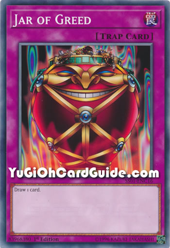 Yu-Gi-Oh Card: Jar of Greed