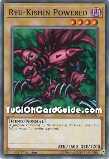 Yu-Gi-Oh Card: Ryu-Kishin Powered