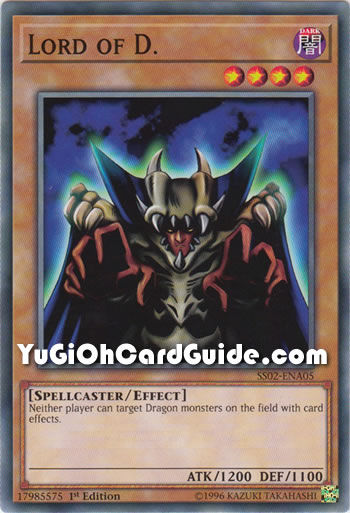 Yu-Gi-Oh Card: Lord of D.