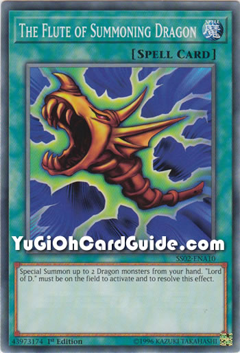 Yu-Gi-Oh Card: The Flute of Summoning Dragon