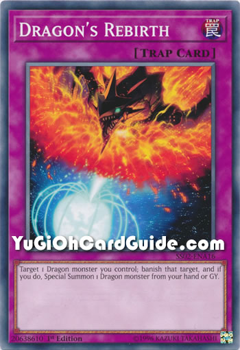 Yu-Gi-Oh Card: Dragon's Rebirth