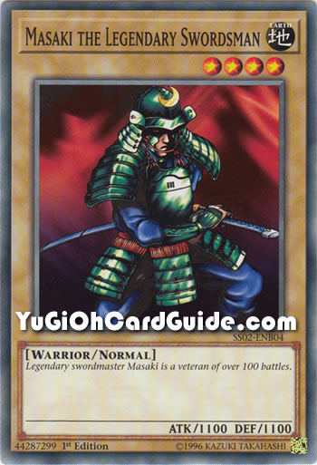 Yu-Gi-Oh Card: Masaki the Legendary Swordsman