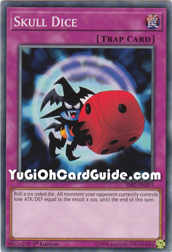 Yu-Gi-Oh Card: Skull Dice