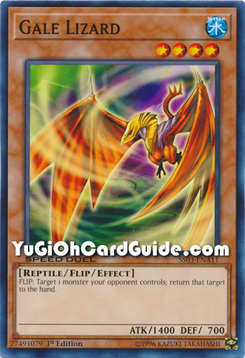 Yu-Gi-Oh Card: Gale Lizard